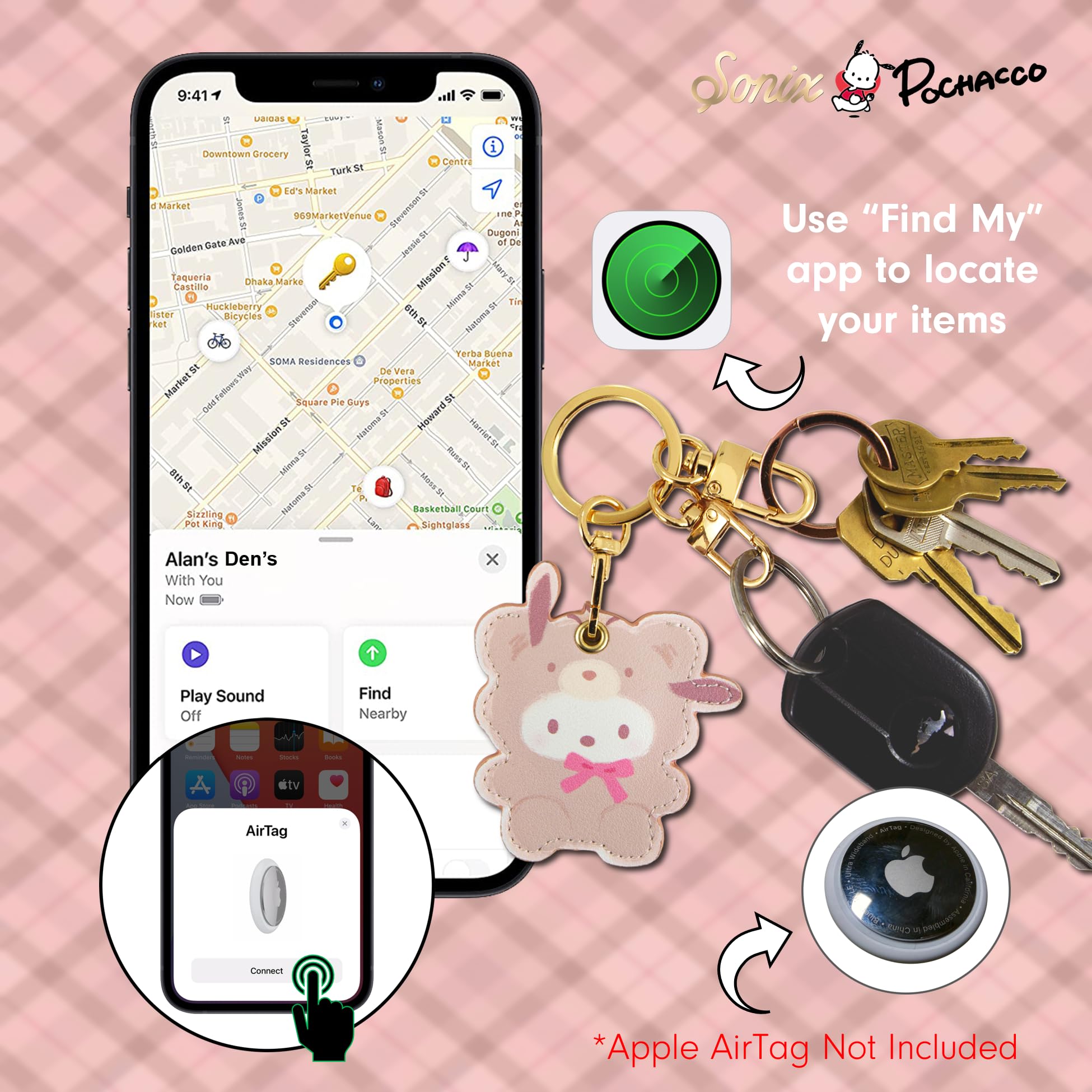 Amazon.com: Sonix x Sanrio Keychain Case Compatible with Apple